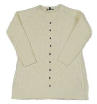 Smetanové pletené šaty s kamínky 