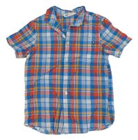 Modro-bílo-červená kostkovaná košile H&M