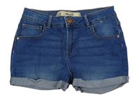 Modré riflové kraťasy Denim