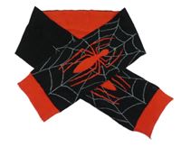 Černo-červená pletená šála se Spider-manem Marvel