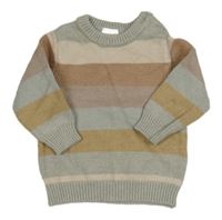 Barevný pruhovaný svetr Next 