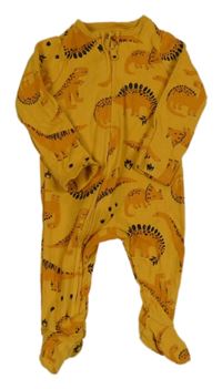 Okrový overal s dinosaury F&F