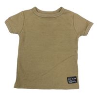 Béžové strukturované tričko River Island 