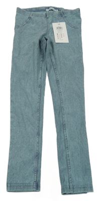 Nové - Modré legíny riflového vzhledu Name it