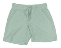 Světlemodré bavlněné kraťasy H&M