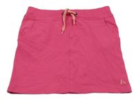 Růžová tepláková sukně s výšivkou Name it