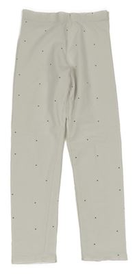 Bílé puntíkované legíny H&M