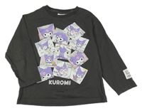 Šedé triko s Kuromi Zara