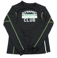 Černé thermo triko s nápisy