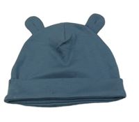 Tmavomodrošedá čepice s oušky Next