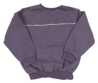 Tmavofialovošedá oversize mikina George