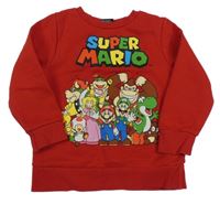 Červená mikina s Máriem C&A