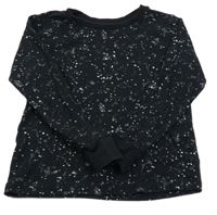 Černé skvrnité pyžamové triko George