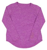 Purpurové melírované sportovní triko St. Bernard