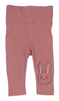 Starorůžové tepláky se zajíčkem H&M