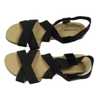 Černo-světlebéžové sandály Graceland vel. 32