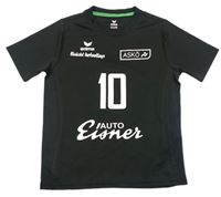 Černé sportovní tričko s číslem Erima 