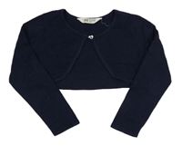 Tmavomodré svetrové bolerko H&M
