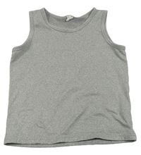 Světlešedý melírovaný top Shein