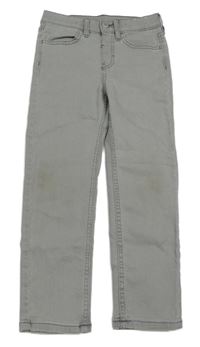 Šedé slim fit rifle H&M