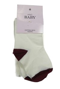 Nové - Smetanové punčocháče M&S