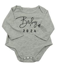 Šedé melírované body s nápisem a číslem