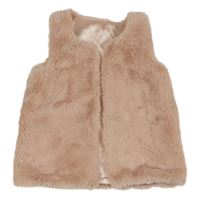 Růžová kožešinová podšitá vesta Matalan
