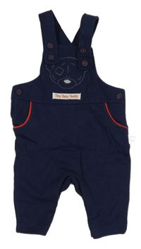 Tmavomodré laclové tepláky s Tiny Tedem