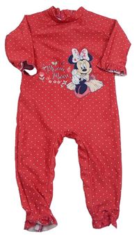 Červený puntíkatý UV overal s Minnie George