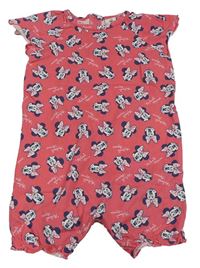 Růžový kraťasový overal s Minnie zn. Disney