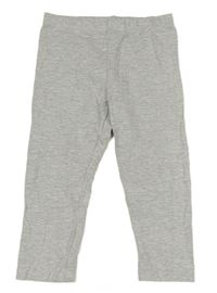 Šedé melírované crop legíny H&M