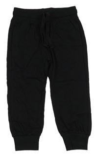 Černé lehké tepláky H&M