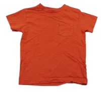 Červené tričko s kapsou Next