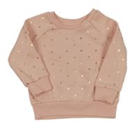 Světlerůžová mikina s hvězdičkami Primark