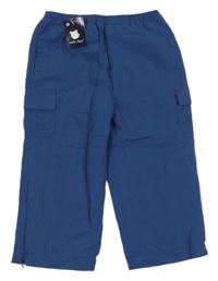 Nové - tmavomodré šusťákové podšité kalhoty Early Days