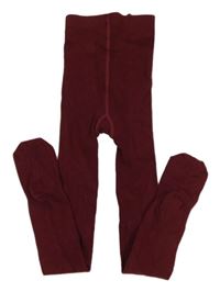 Vínové punčocháče H&M