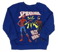 Tmavomodrá mikina se Spidermany zn. Primark