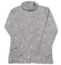 Lila rolák s květy s listy 