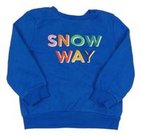 Tmavomodrá mikina s nápisem George