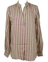 Dámská smetanovo-růžová vzorovaná halenka Monsoon 