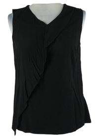 Dámská černá halenka s volánkem Opus 