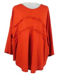 Dámská červená halenka s třásněmi Very 