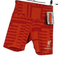 Nové - Dámské červené vzorované elastické kraťasyConverse 