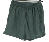 Dámské šedé sportovní funkční kraťasy s logem Nike 