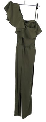 Dámský khaki letní kalhotový overal H&M