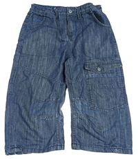 Tmavomodré capri rifle Matalan