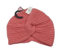 Nové - Růžová turbanová čepice F&F