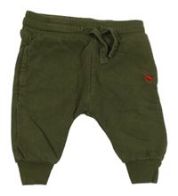 Khaki tepláky s výšivkou Next