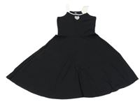 ČErné bavlněné šaty s nápisem C&A vel.176