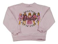 Světlerůžová mikina s Barbie